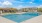 poolside near building