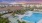 aerial view of building and pool