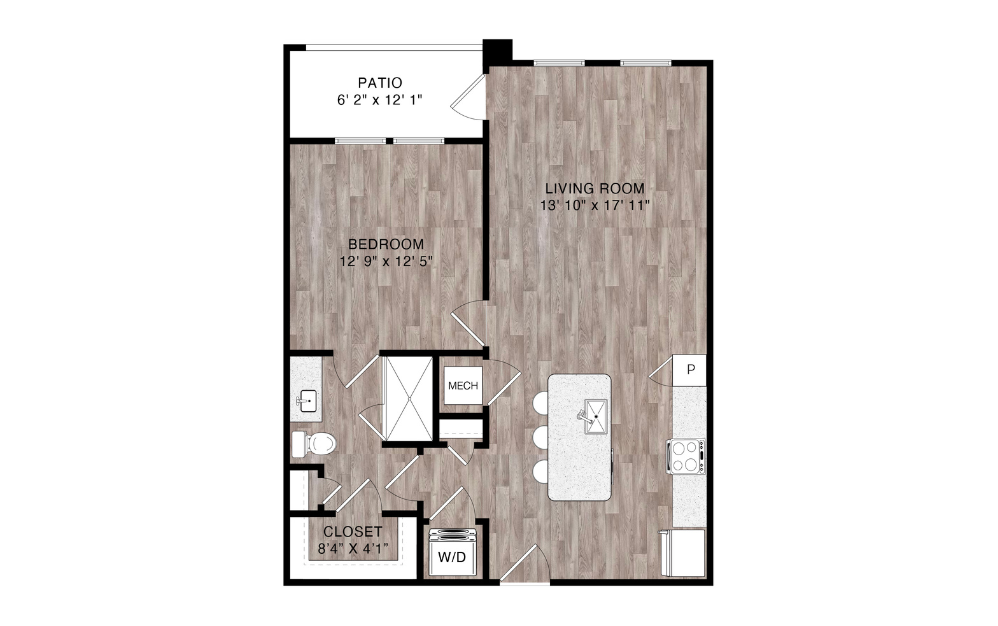 Tuscany 1 bed 1 bath 785 sqft